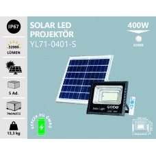400W SOLAR PROJEKTÖR BEYAZ